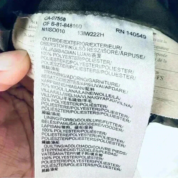 MEXX  GREEN WINTER PUFFER WAIST JACKET PARKA ROUND NECK SIZE SMALL - Picture 7 of 13